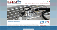 Desktop Screenshot of ingeniars.com